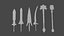 Sword Pack [Low poly]