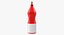 Ketchup Plastic Squeeze Bottle 3D Model