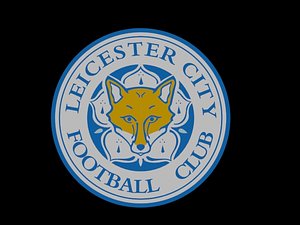 leicester city football logo model