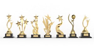 3D Trophy Cup Collection
