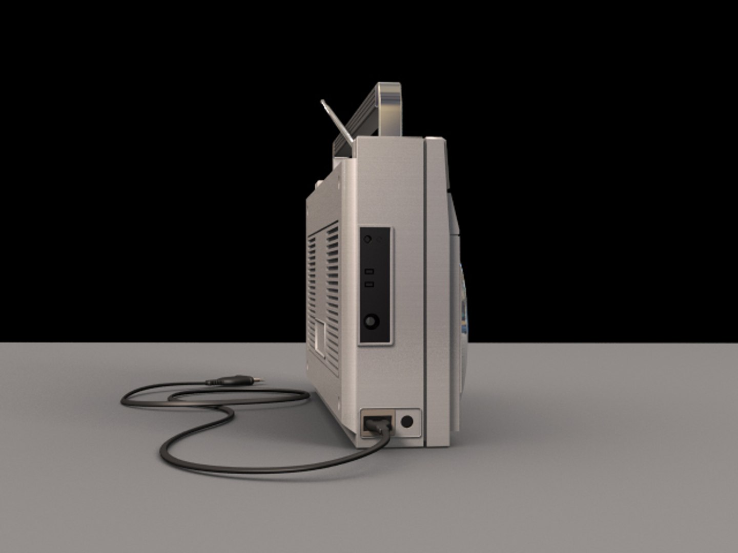 3D sharp radio cassette recorder model - TurboSquid 1349259