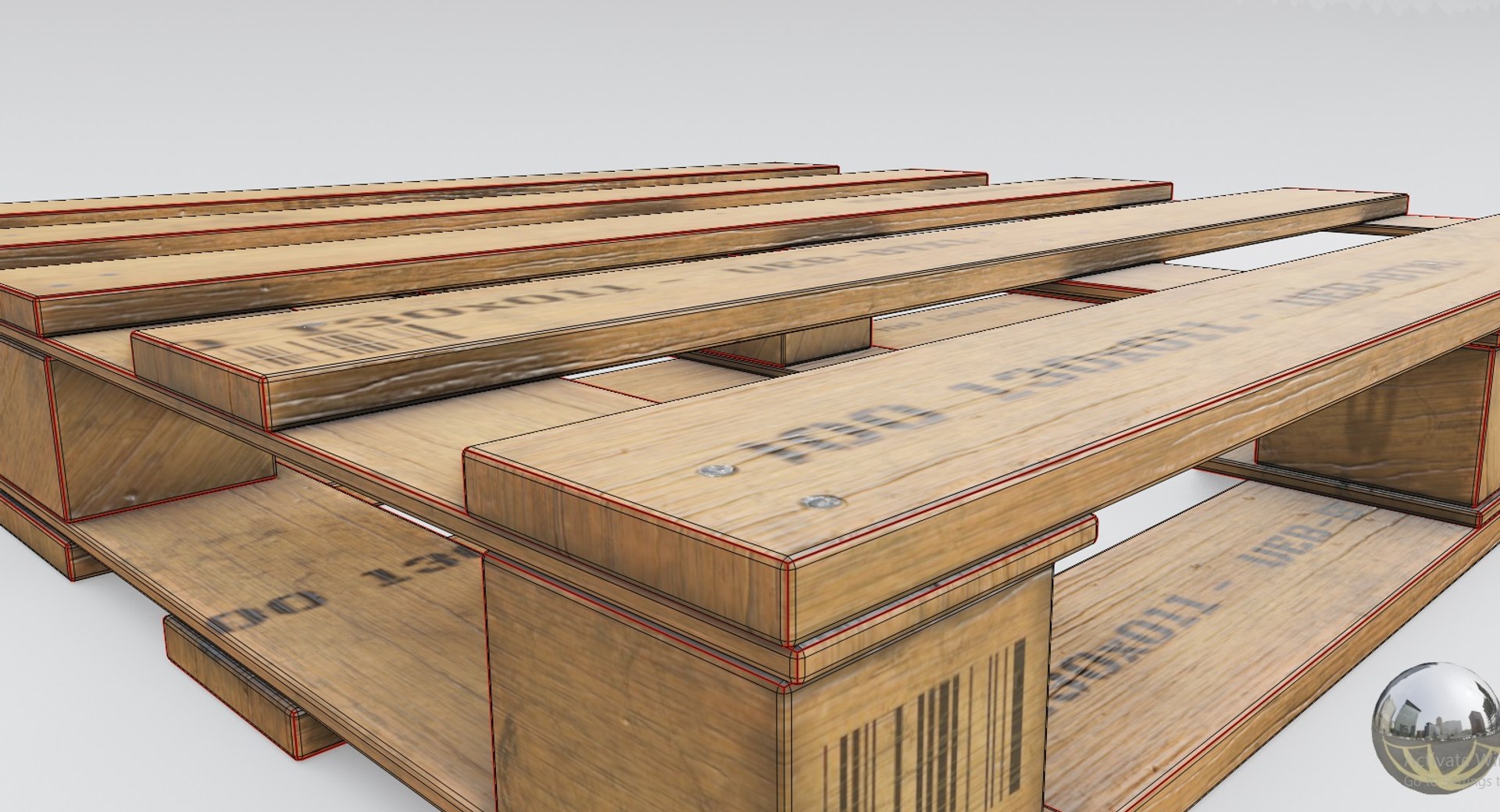 3D Modeled Pallet Pbr Model - TurboSquid 1429760