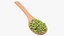 Wooden Spoons with Seeds Collection 4 3D model