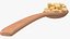Wooden Spoons with Seeds Collection 4 3D model