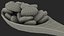 Wooden Spoons with Seeds Collection 4 3D model