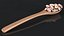 Wooden Spoons with Seeds Collection 4 3D model