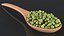 Wooden Spoons with Seeds Collection 4 3D model