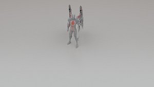 Modern Anime Game Monster 3D Model  Fantasy Creature Character 3D model