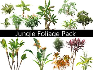 Jungle Foliage Pack 16 3D