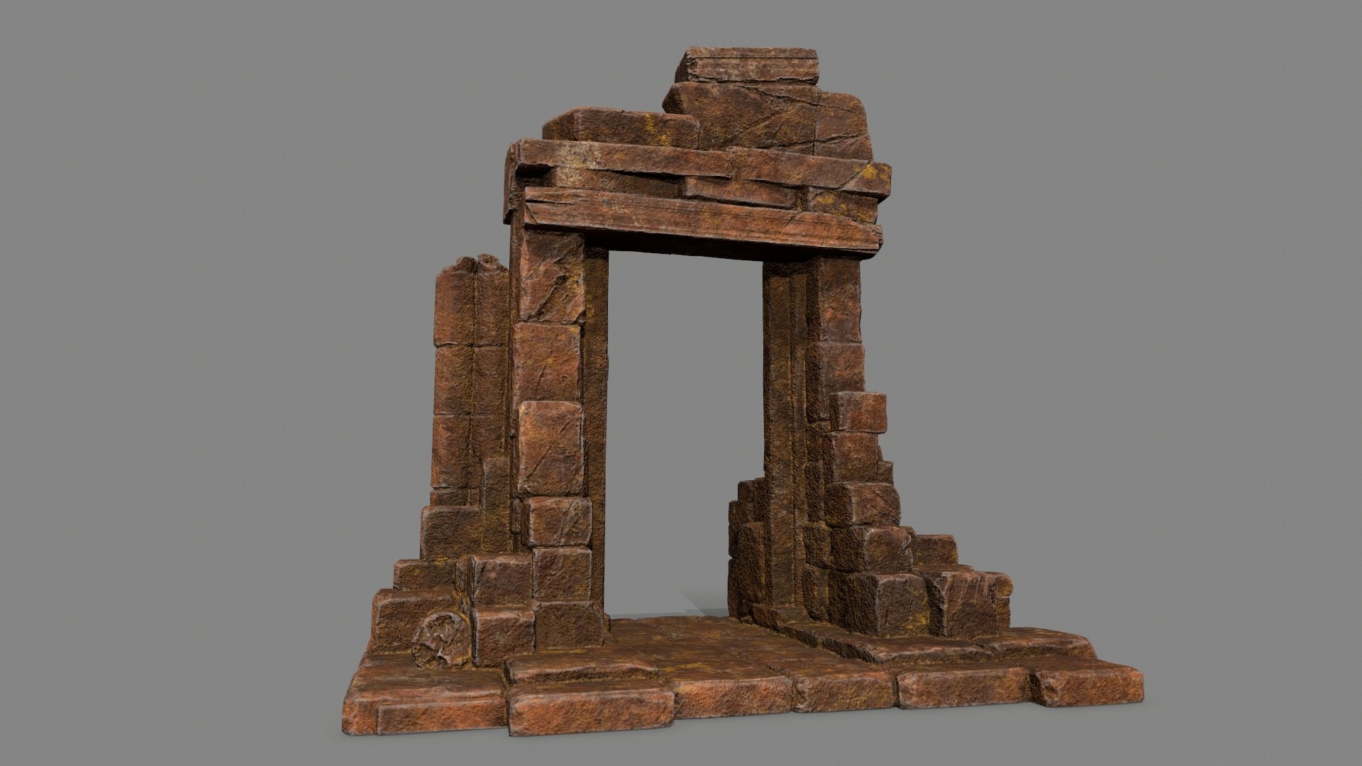 3D Rock Gate - TurboSquid 2145772