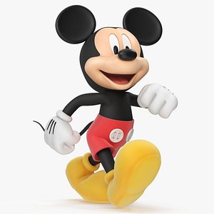 Disney Character Mickey Mouse Walking