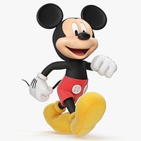 Disney Character Mickey Mouse Walking