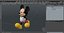 Disney Character Mickey Mouse Walking