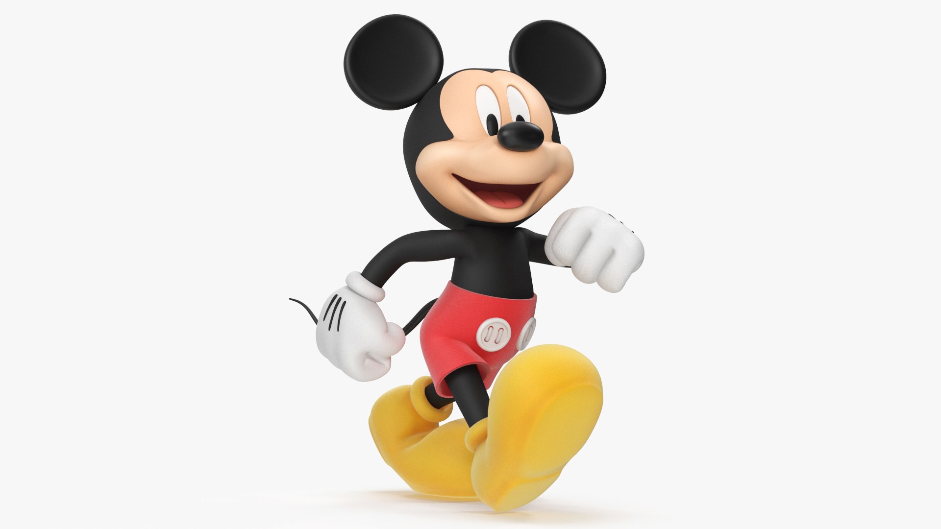 ruido Ciudad aritmética 3D Disney Character Mickey Mouse Walking - TurboSquid 2042623