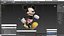 Disney Character Mickey Mouse Walking