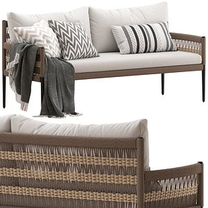 3D model Coco Republic Ellisse Outdoor Sofa