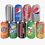 aluminium cans 3D model