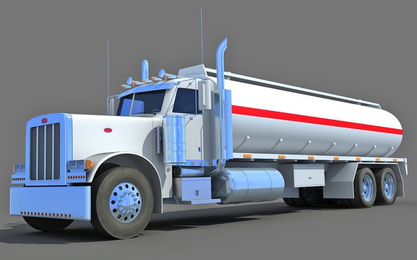 3d tanker truck model