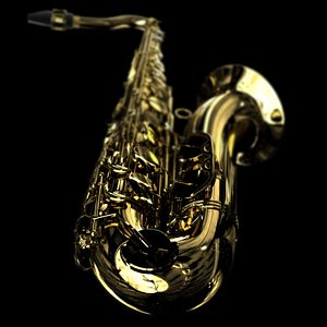 modelo 3d Saxofón de juguete colorido plástico - TurboSquid 1626375