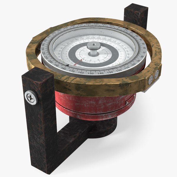 Old Ship Compass Red3D模型 - TurboSquid 1992426