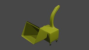 3D cartoon wood model