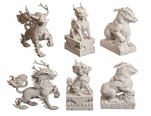 3D model Kylin Mythological Creatures