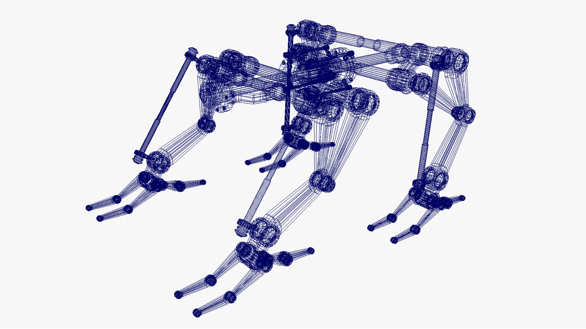 structural frame mech industrial 3ds