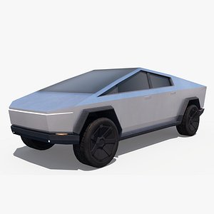 tesla cybertruck vehicle 3D model