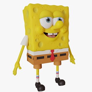Sponge Bob character Film 8K 3D model