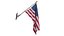 3D Wall Flag USA V2 model