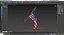 3D Wall Flag USA V2 model