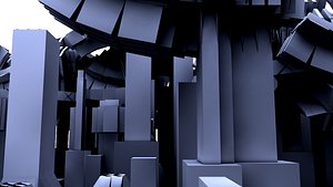 terror cityscape city 3d model