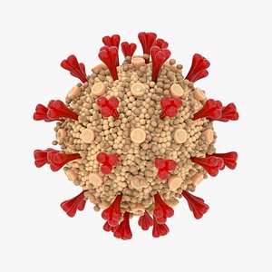 3D model Corona virus