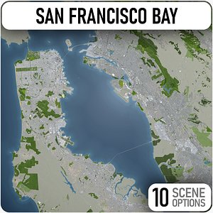 san francisco bay area 3D model