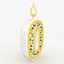 number candle 0 flame 3ds