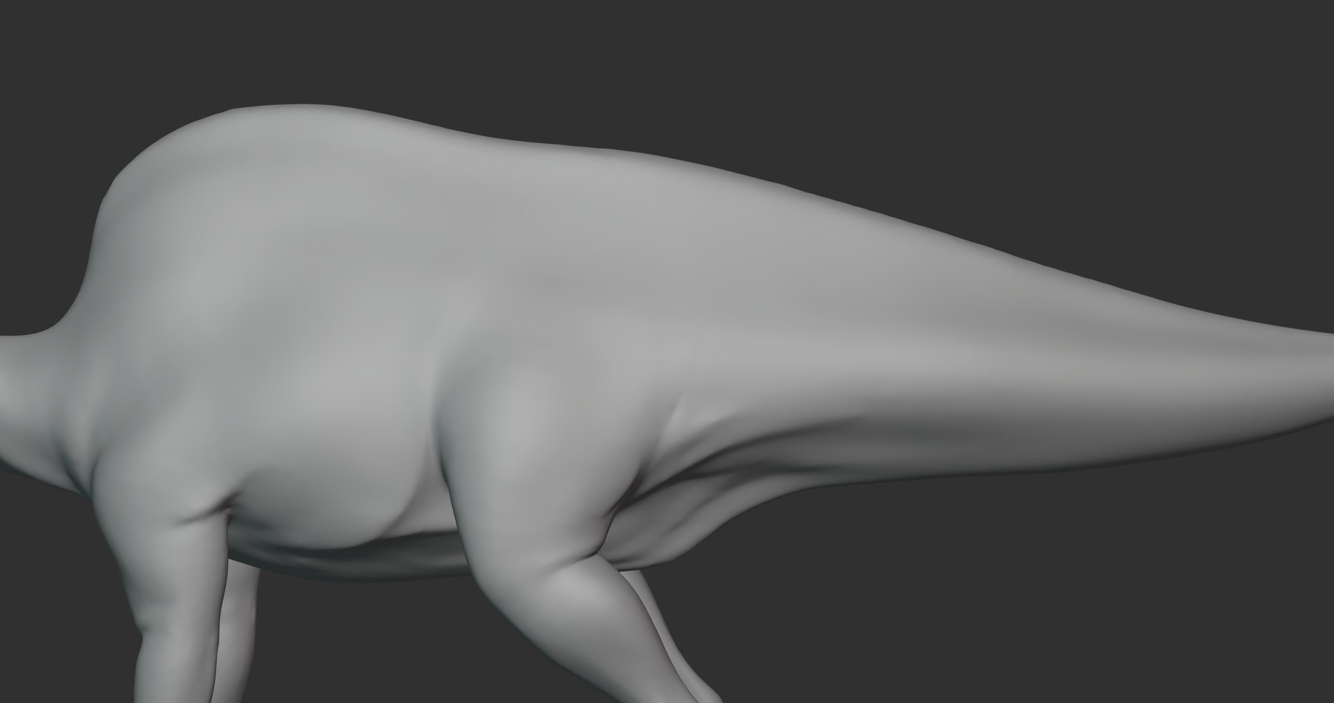 3D Ouranosaurus Basemesh Low Poly - TurboSquid 1994706