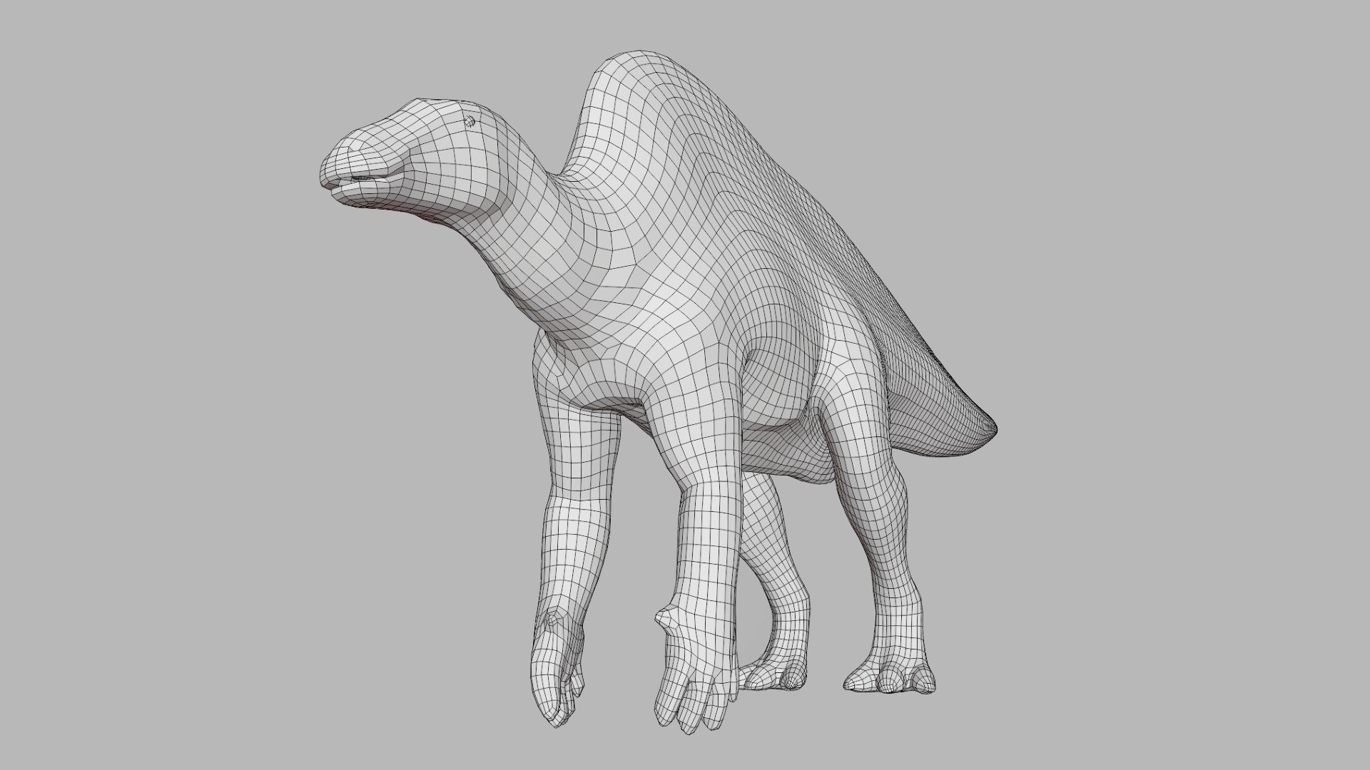 3D Ouranosaurus Basemesh Low Poly - TurboSquid 1994706
