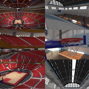 arena basket ball 3D model