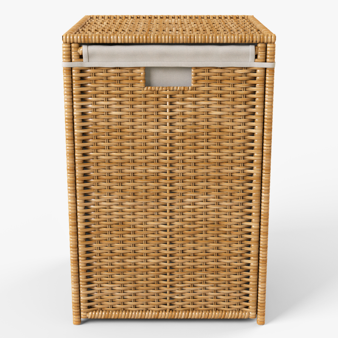 laundry basket ikea branas 3d model