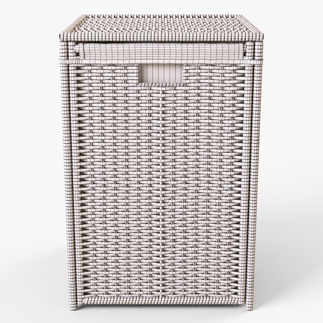 Laundry Basket Ikea Branas 3d Model