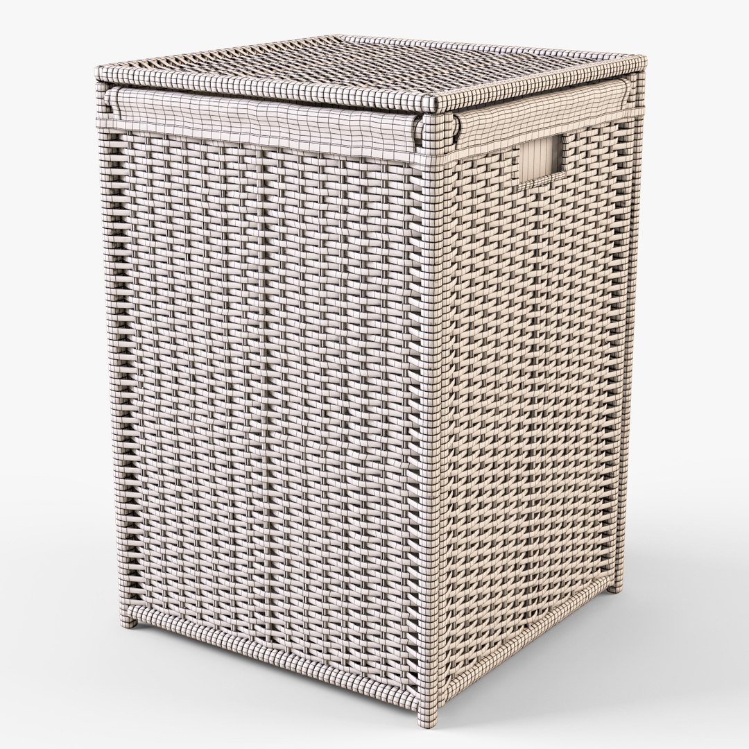 Laundry Basket Ikea Branas 3d Model