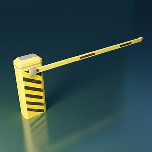 boom gate 3D model