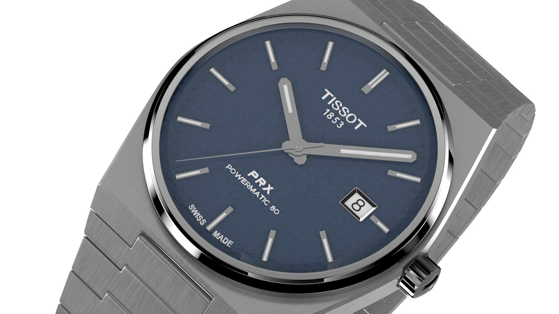 3D Tissot Prx Powermatic 80 40mm Blue https://p.turbosquid.com/ts-thumb/bR/SA0hk5/SR/tissotprxpowermatic8040mmblue004/jpg/1720065708/1920x1080/fit_q87/0a338202f802368ab4ecc8b50b35e7bd413d35e1/tissotprxpowermatic8040mmblue004.jpg