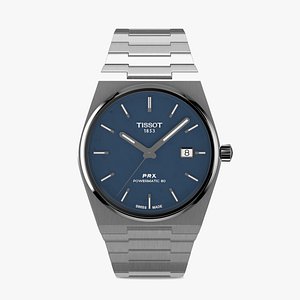 3D Tissot Prx Powermatic 80 40mm Blue