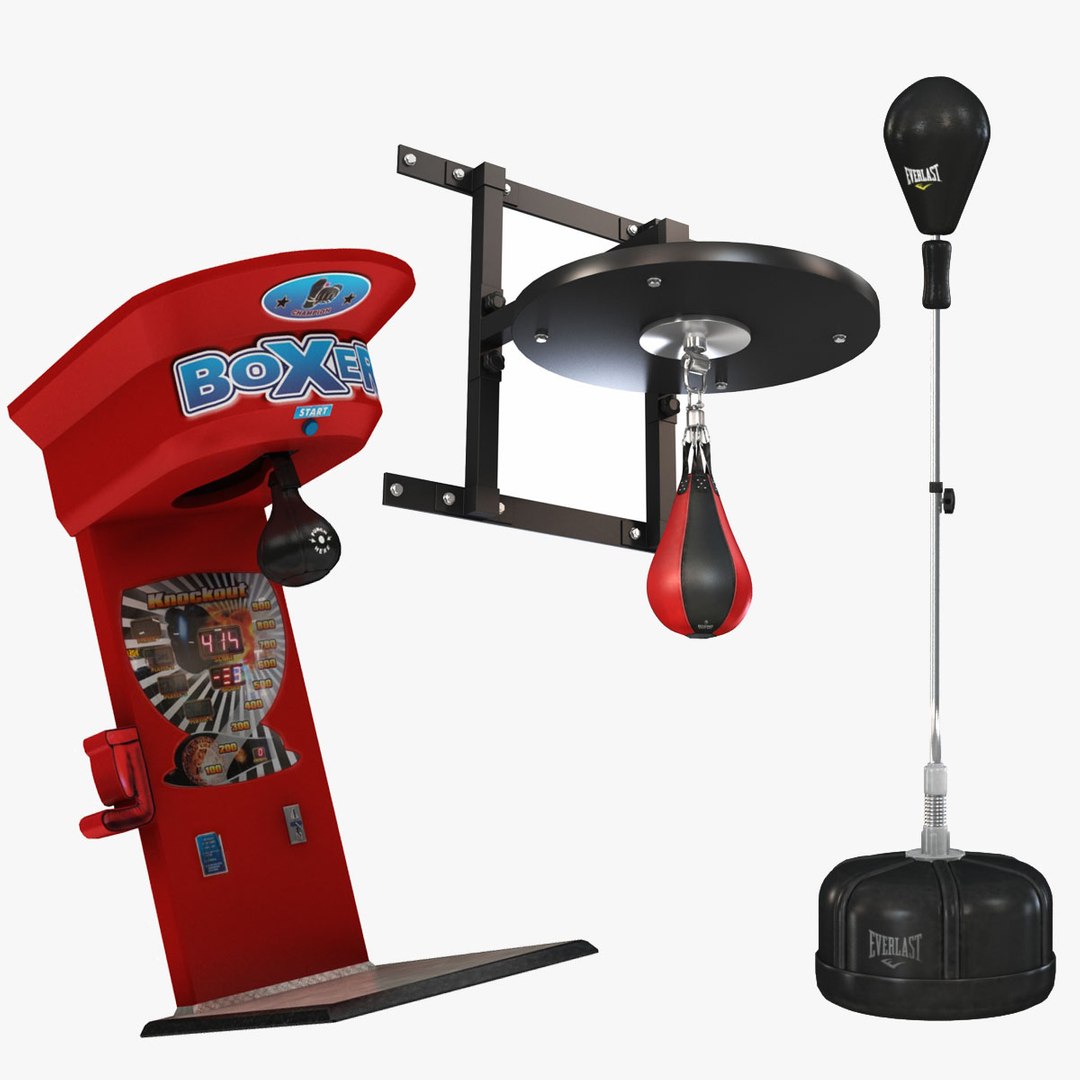 3D Boxing Speed Bad And Boxing Machine TurboSquid 1959451