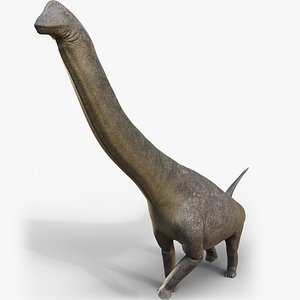 Brachiosaurus Rigged 3D Model 3D