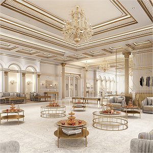 Luxury VIP Lounge Interior