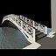 Puente de hierro detallado Venecia: Ponte de Gheto Novo