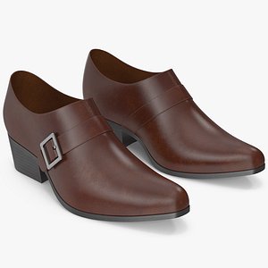 Shoes with Buckle 3 3D