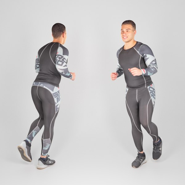 human man character 3D model